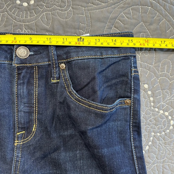 Seven7 Women’s Blue Tower Straight Crop Jeans NWT Size 4 - Picture 4 of 11